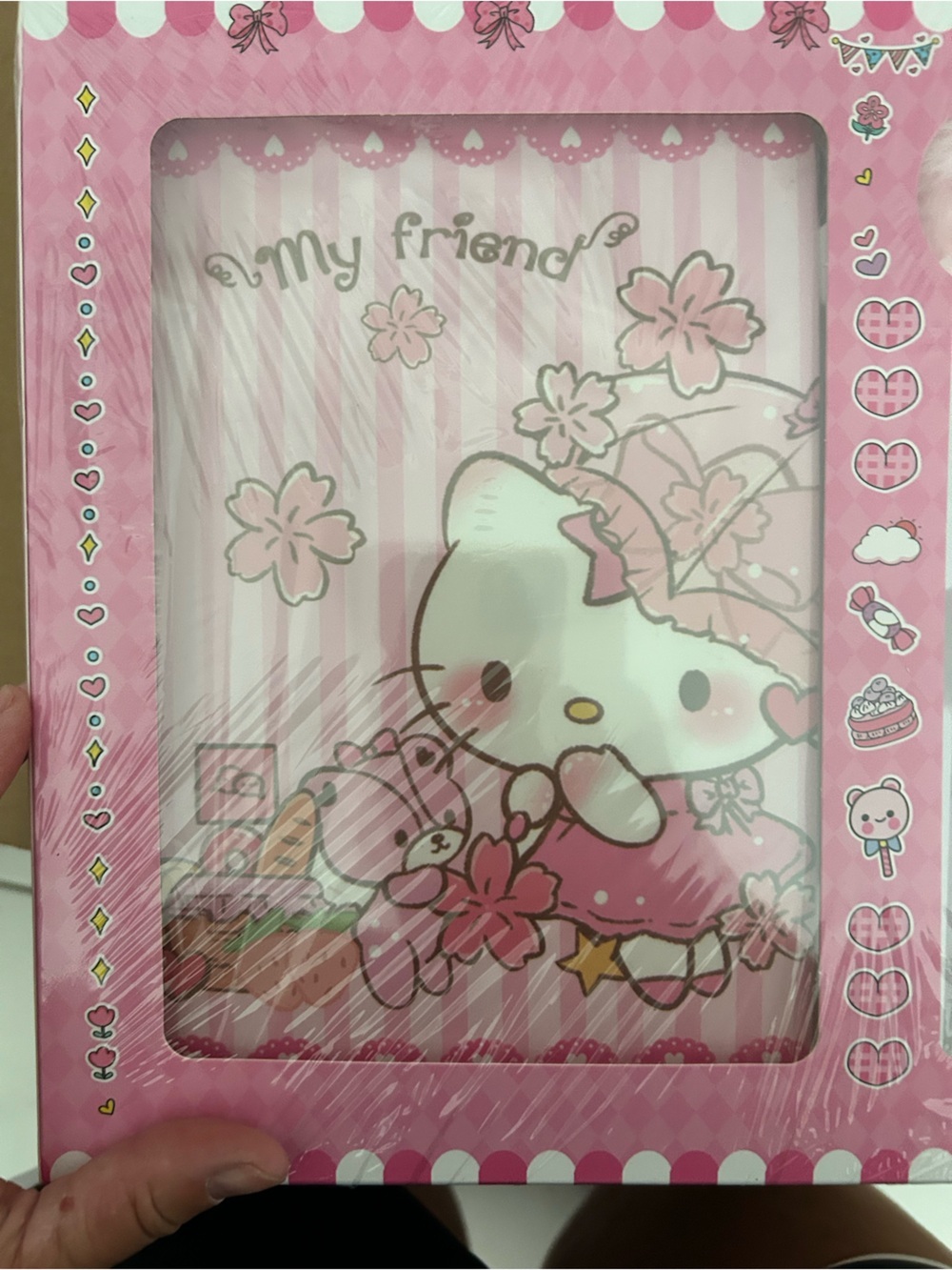4/$50 Sanrio My Melody Pink Floral notebook Stationery Set - Picture 2 of 5
